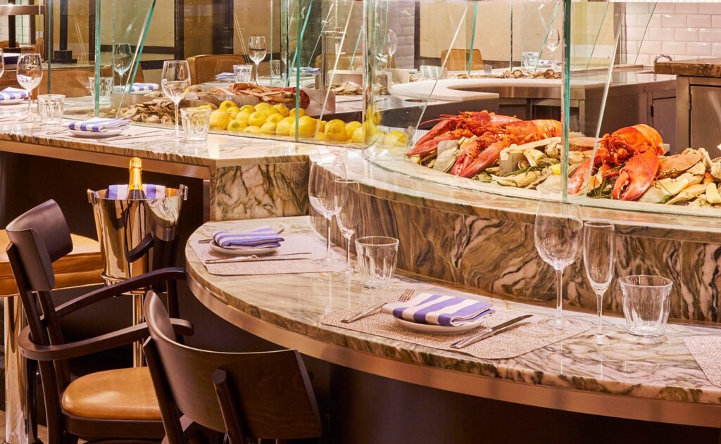 The Oyster Bar, Encore Boston Harbor Carbone Metal Fabricators